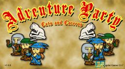 Adventure Party: Cats and Caverns Title Screen